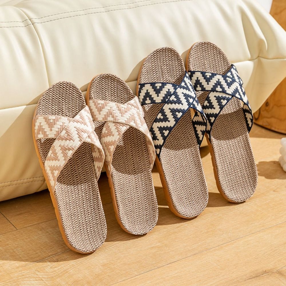 Sendal Linen Gaya Etnis, Sanda - Men'S Shoes In Fashion ulasan dan harga